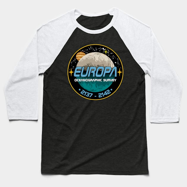 Europa Oceanographic Survey Baseball T-Shirt by RedApe